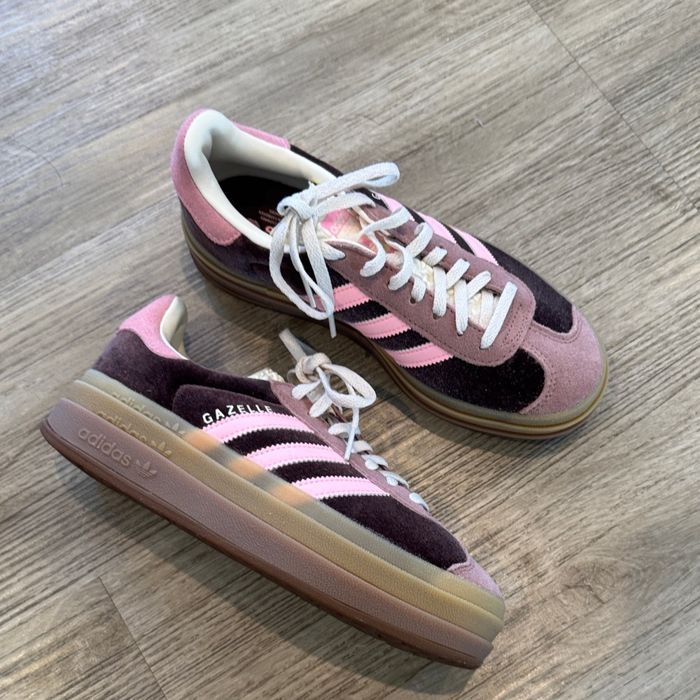 Adidas Gazelle bold pink sneakers